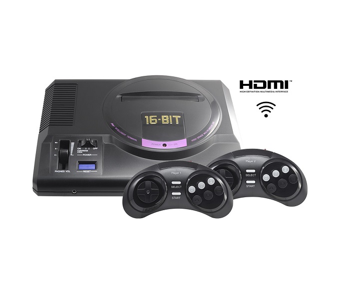 SEGA Retro Genesis HD Ultra 150 игр (HDMI подключение и беспроводные геймпады)