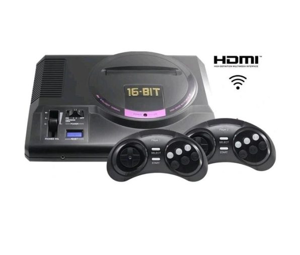 SEGA Retro Genesis HD Ultra 225 игр (HDMI подключение и беспроводные геймпады)