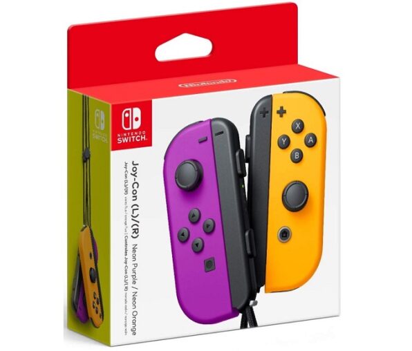 Nintendo Switch Joy-Con фиолетовый/оранжевый