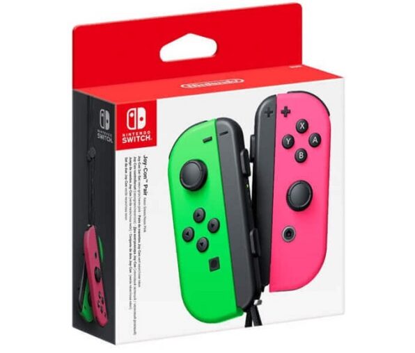 Nintendo Switch Joy-Con зеленый/розовый