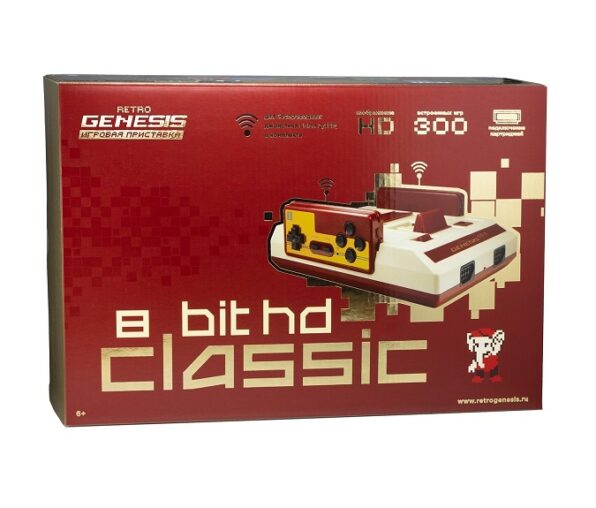 Retro Genesis 8 Bit HD Classic Retro Genesis 8 Bit HD Classic (HDMI подключение и беспроводные геймпады)