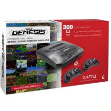 SEGA Retro Genesis Modern 300 игр (AV подключение и беспроводные геймпады)