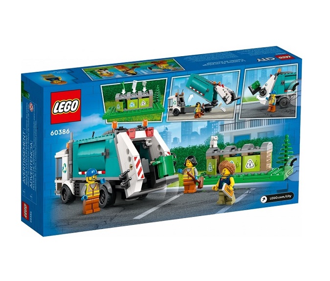 60386 LEGO City Грузовик для переработки отходов