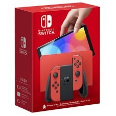 Nintendo Switch OLED (красный) Прошит + 10 игр