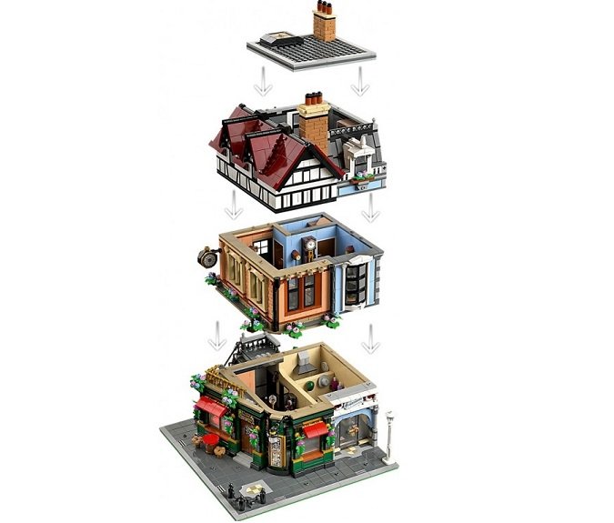 10350 LEGO Icons Угол Тюдор