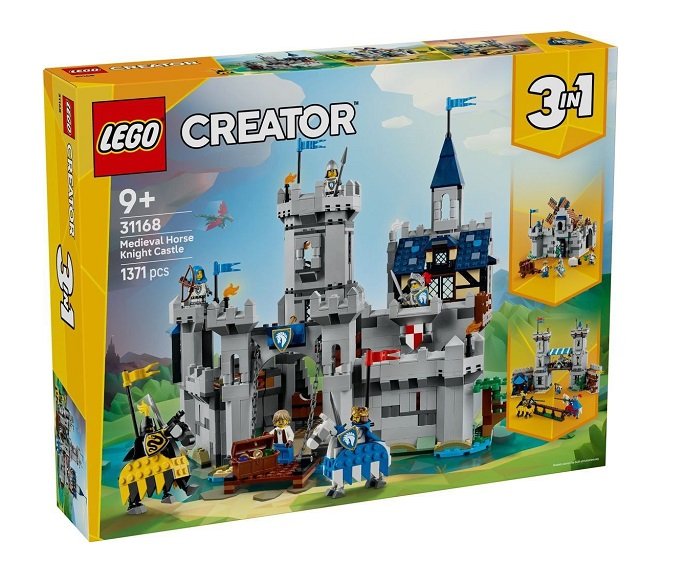31168 LEGO Creator Средневековый замок конных рыцарей 31168 LEGO Creator Средневековый замок конных рыцарей