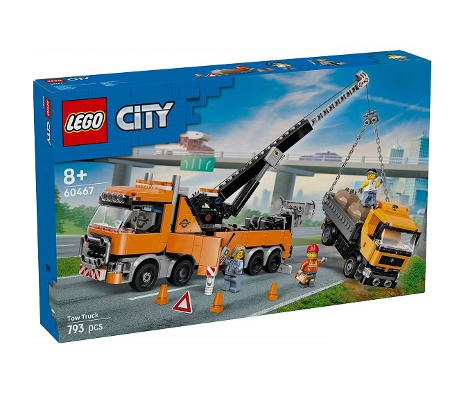 60467 LEGO City Тяжелый эвакуатор с краном 60467 LEGO City Тяжелый эвакуатор с краном