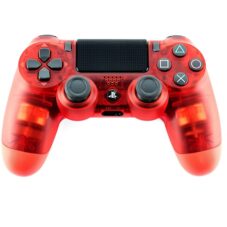 Геймпад DualShock 4 V2 красный прозрачный (точная копия)