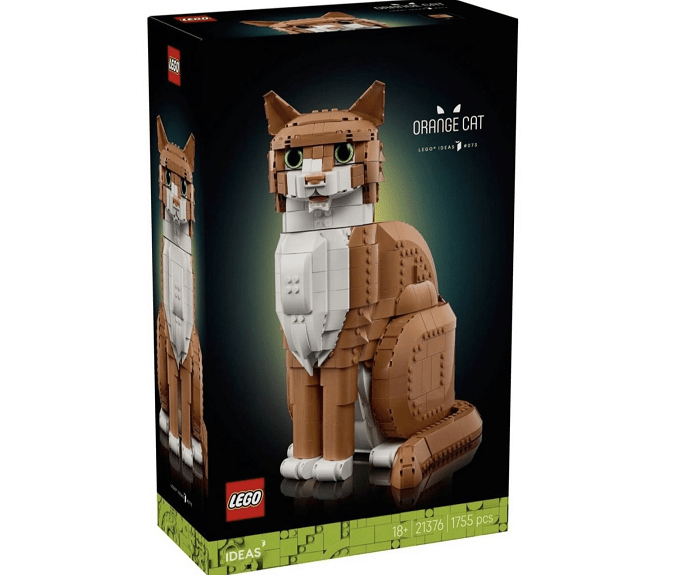 21376 LEGO Ideas Рыжий кот
