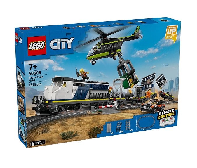 60508 LEGO City Ограбление полицейского поезда1 60508 LEGO City Ограбление полицейского поезда