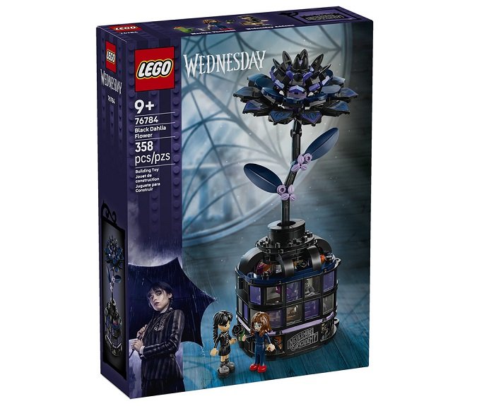76784 LEGO Wednesday Черный георгин 76784 LEGO Wednesday Черный георгин