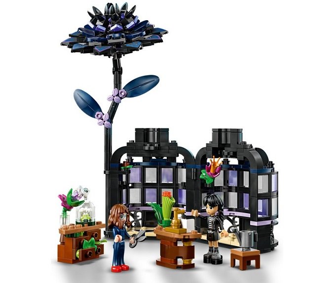 76784 LEGO Wednesday Черный георгин1