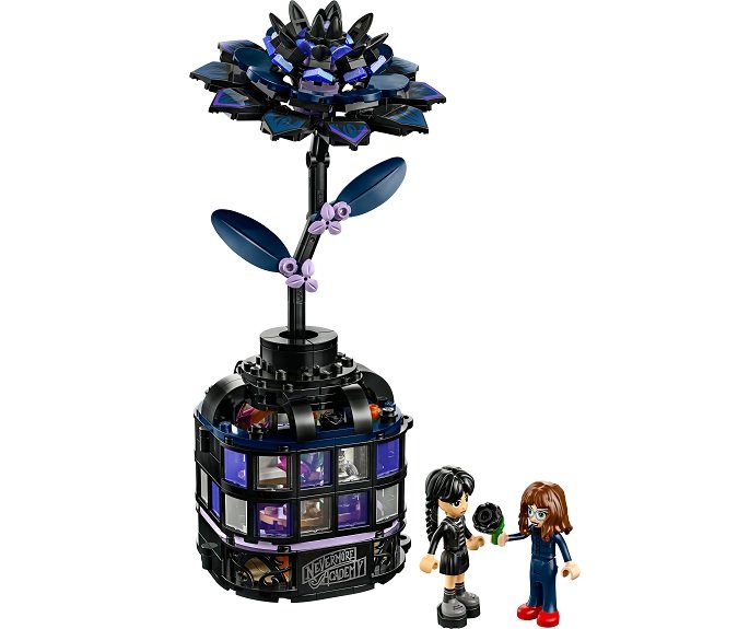 76784 LEGO Wednesday Черный георгин3