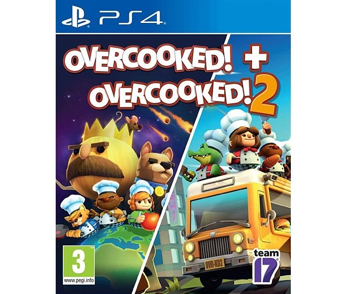 Overcooked + Overcooked 2 (PS4) Overcooked + Overcooked 2 (PS4)