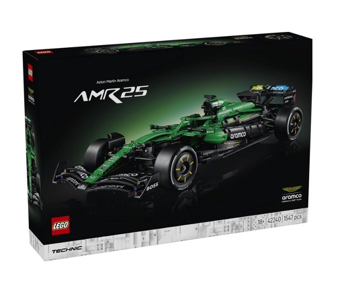 42240 LEGO Technic Aston Martin Aramco AMR25 F1